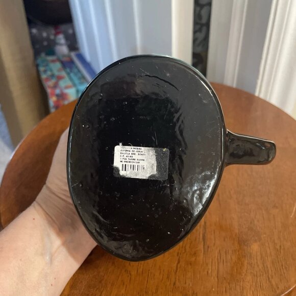 Mexican Calavera Handmade Mug, 10 oz, Made in Mexico - Signed - Picture 6 of 7